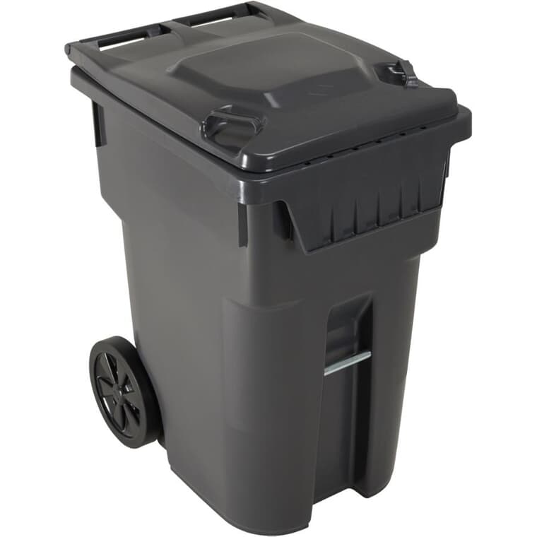 360 L Wheeled Garbage Bin - Charcoal