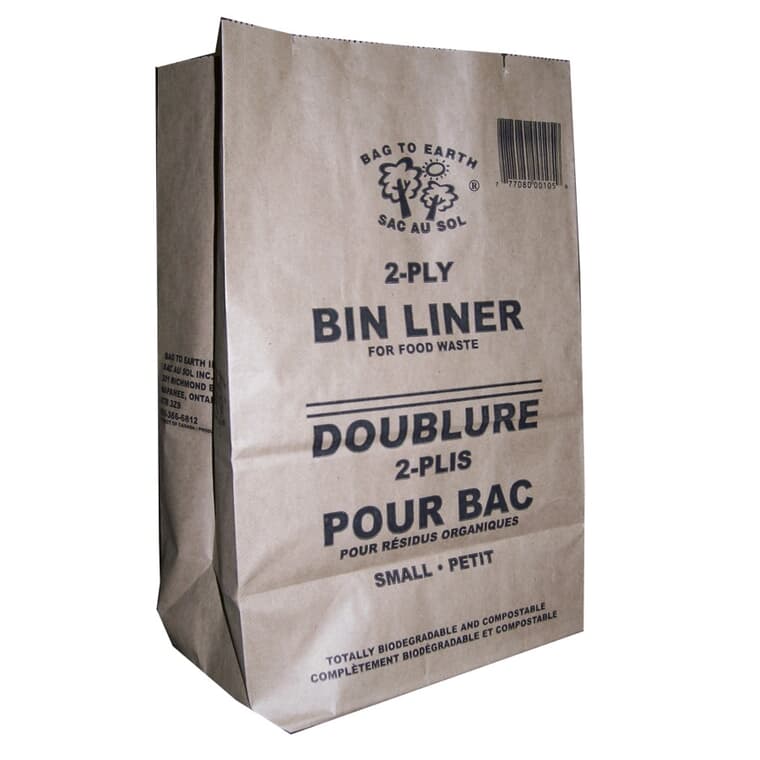 Paquet de 10 doublures pour petits sacs de résidus alimentaires, 5,5 L