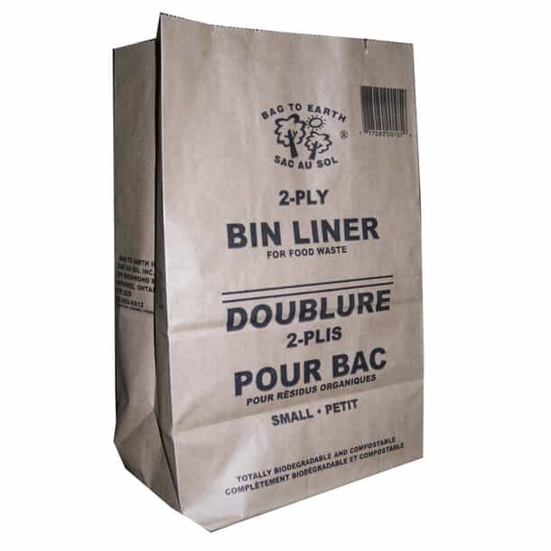 BAG TO EARTH Small Food Bin Liner Home Hardware