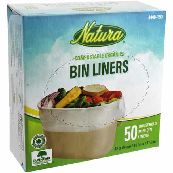 NATURA 50 Pack x Compostable Bags Home Hardware
