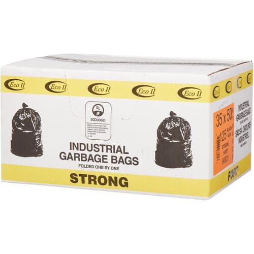 Dustbin Bags (20x26-inches, Black) medium pack of 50
