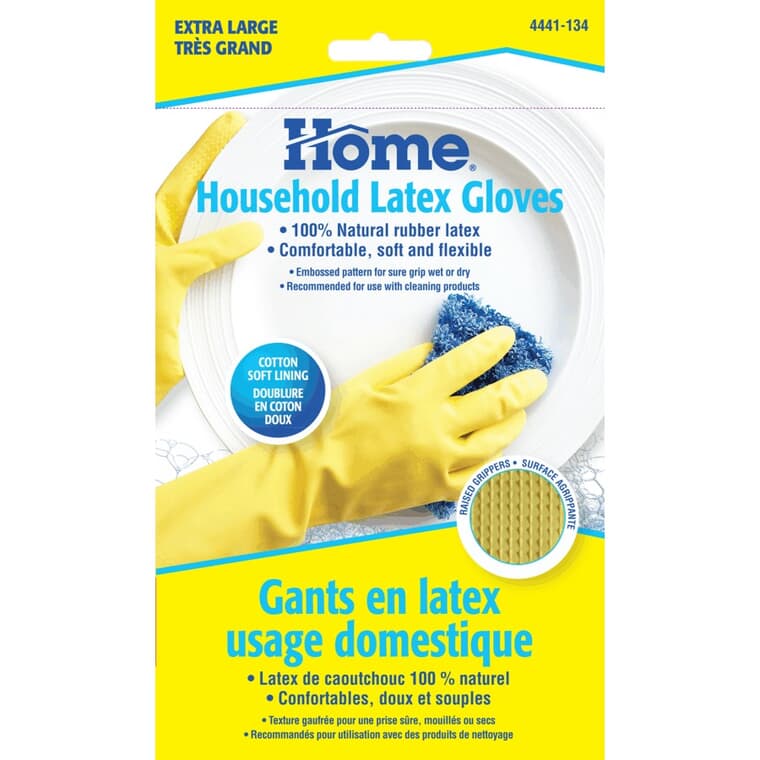 Household Latex Gloves - Extra Large