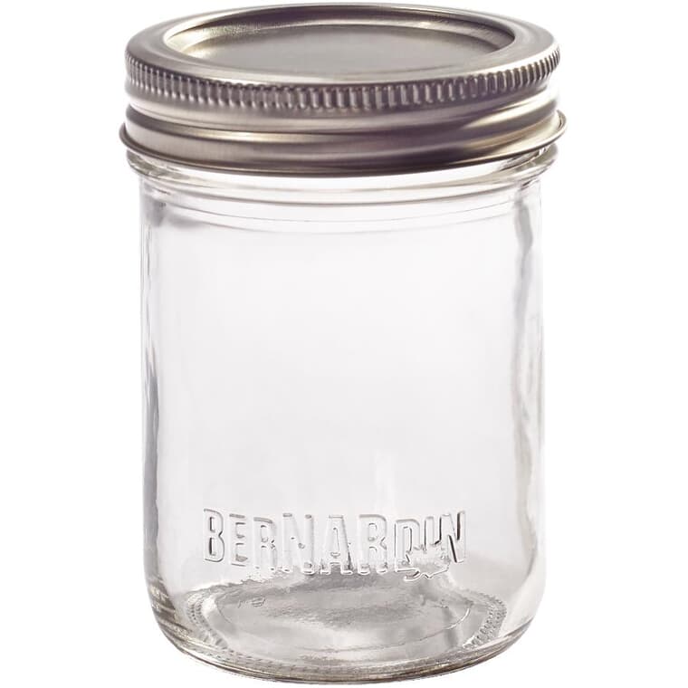 Mason Jelly Jars with Lids - 250 ml, 12 Pack