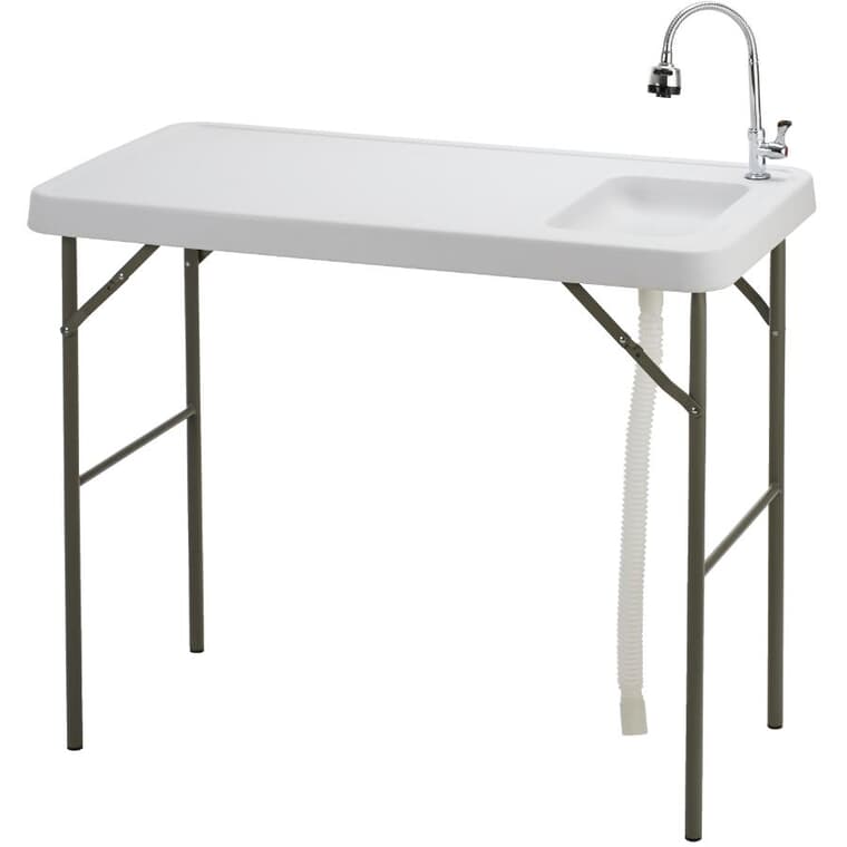 Multi-Purpose Folding Table, with Sink