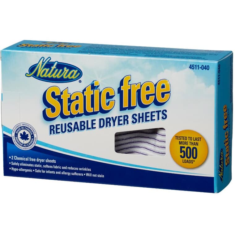 Static Free Reusable Fabric Softener Sheets