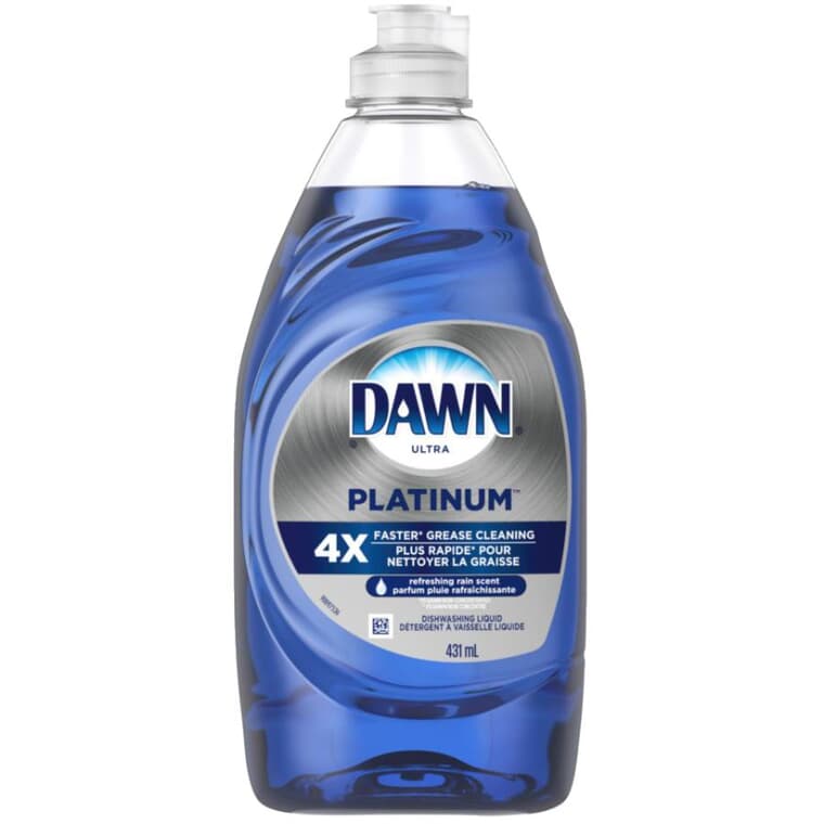 Détergent à vaisselle Platinum au parfum de pluie fraîche, 431 ml