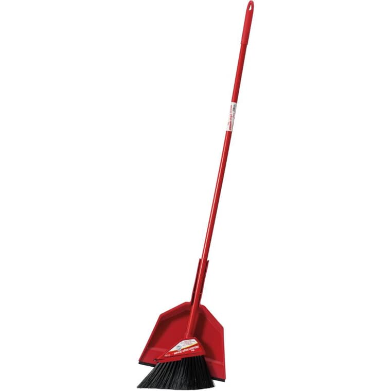 Angle Broom, with Dust Pan