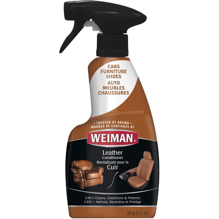 Leather Cleaner & Conditioner Trigger Spray - 355 ml