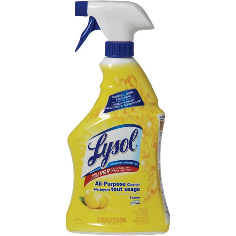 All Purpose Spray Cleaner - Lemon Scent, 650 ml