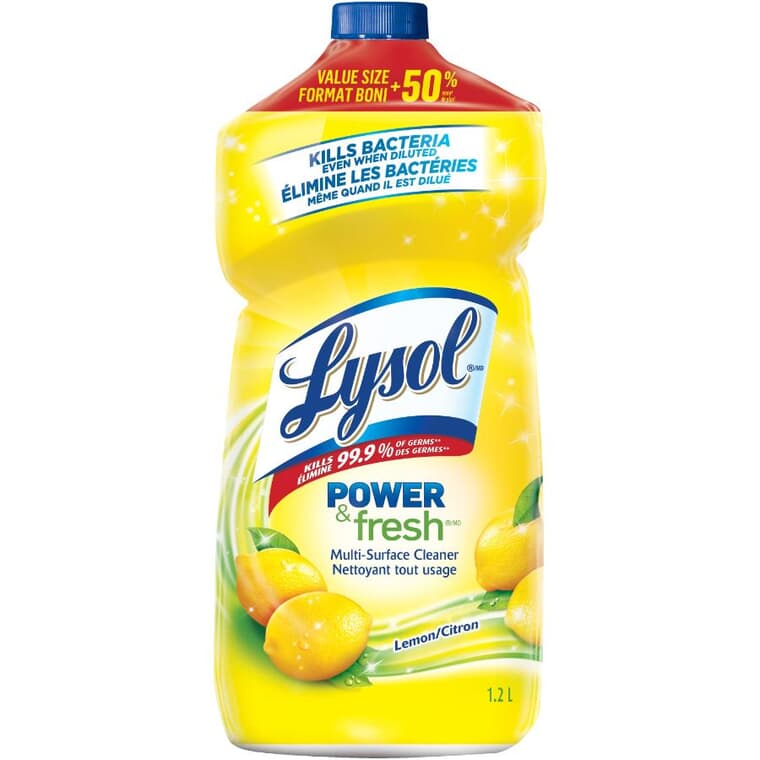 1.2L Lemon Scent All Purpose Disinfectant and Cleaner