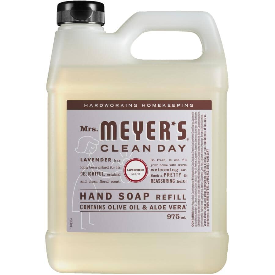 MRS. MEYER'S CLEAN DAY:Hand Soap Refill - Lavender, 975 ml