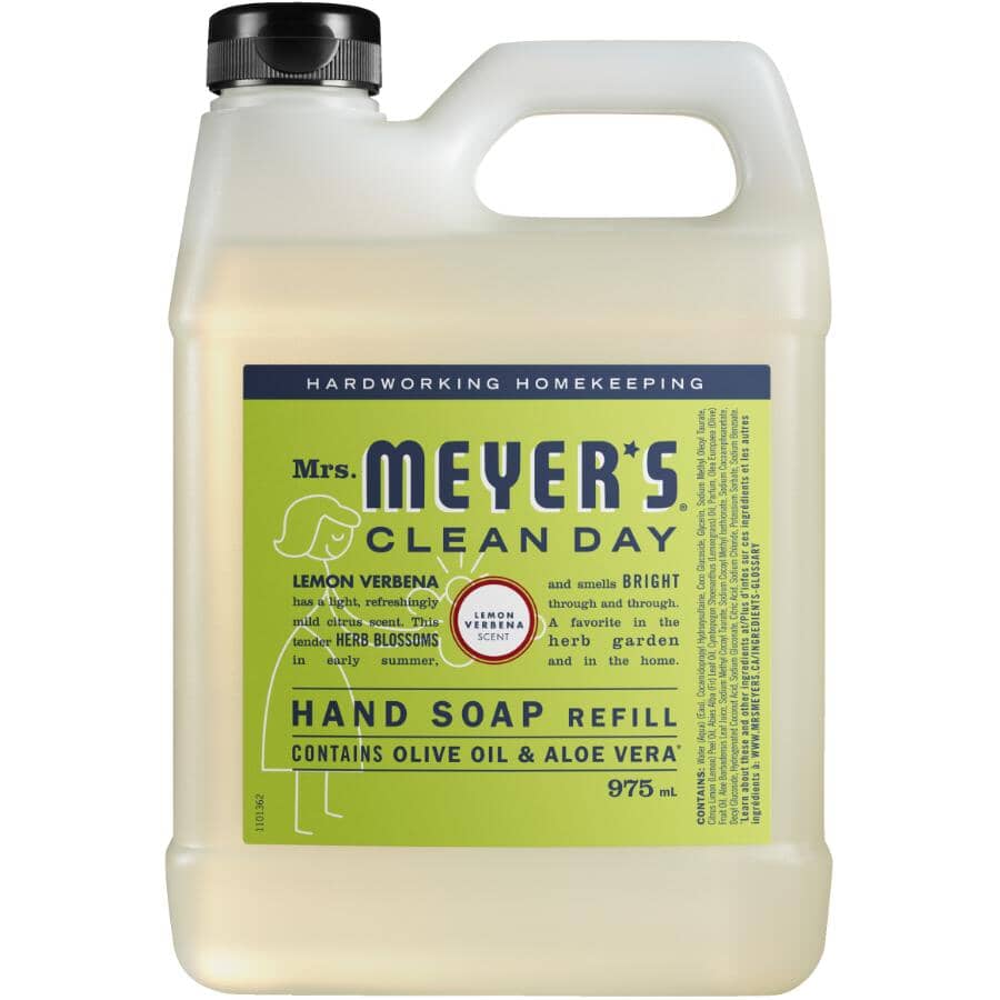 MRS. MEYER'S CLEAN DAY:Hand Soap Refill - Lemon Verbena, 975 ml