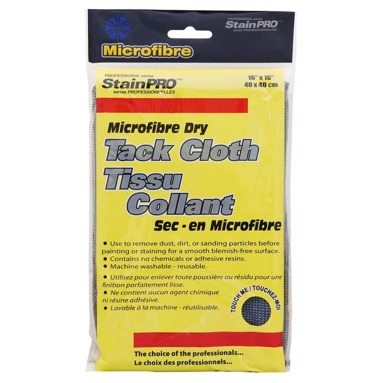 Microfibre Dry Tack Cloth - 16" x 16"