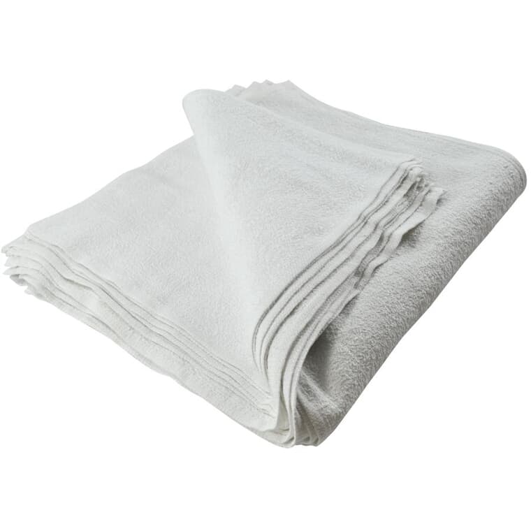 Paquet de 10 serviettes en tissu éponge de 17 po x 20 po tout usage