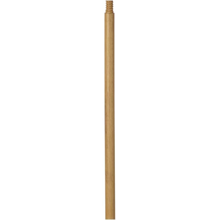 54" Lacquered Broom Handle - with 15/16" Thread