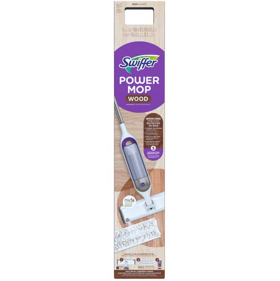 Swiffer PowerMop - 11 Ricariche Panni Lavapavimenti Multisuperficie, Originali