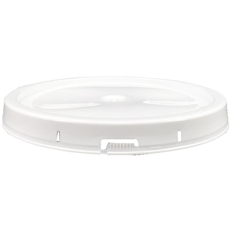 20L White Gasketed Tear Tab Pail Lid