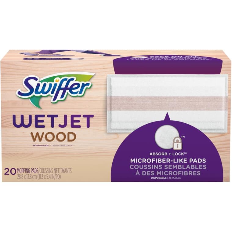 WetJet Wood Cloth Refills - 20 Pack