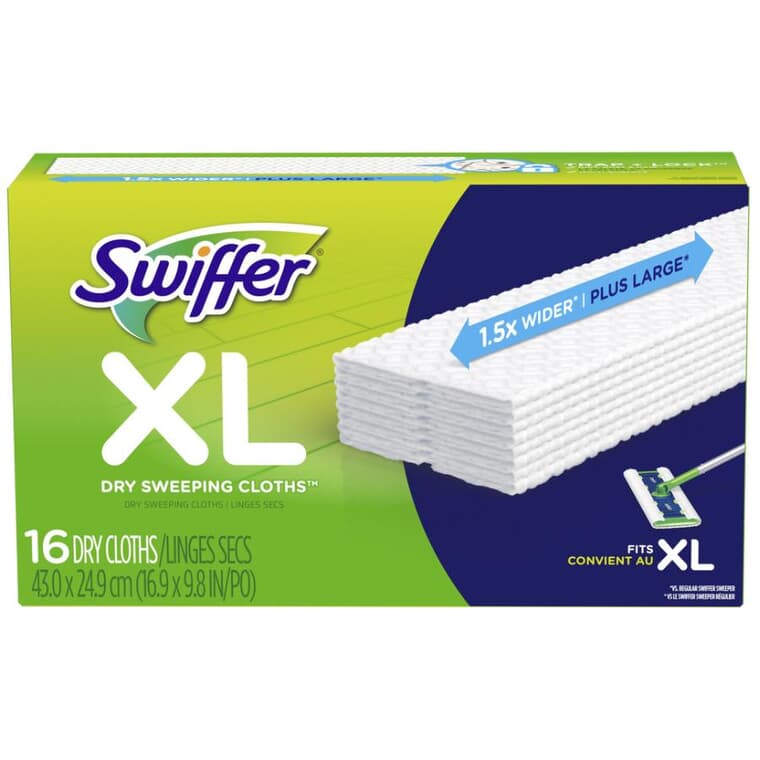 Sweeper X-Large Dry Cloth Refills - 16 Pack