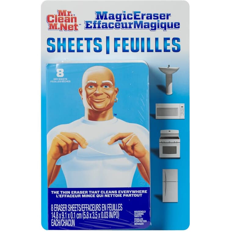 8 Pack of Mr Clean Magic Eraser All Purpose Sheets