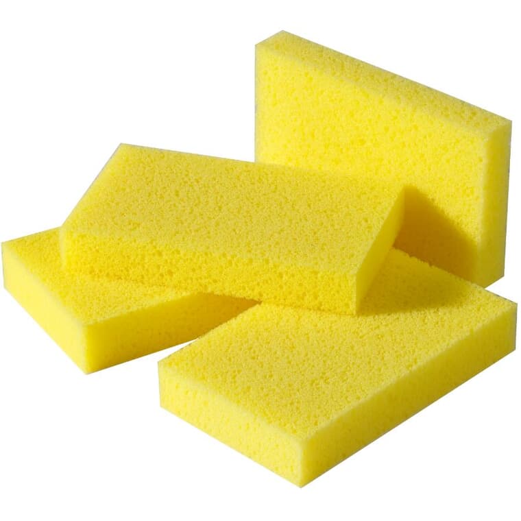 4 Pack 4.5" x 2.75" All Purpose Polyester Sponges