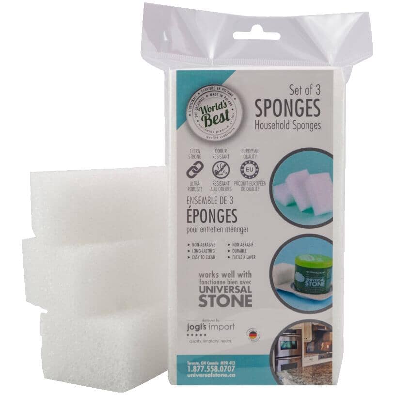WORLD'S BEST Universal Stone Household Sponges | Home Hardware