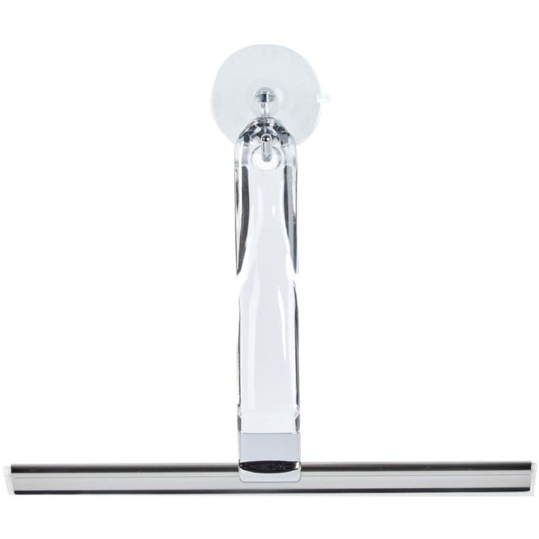 Crystal Shower Squeegee - Clear + Stainless Steel