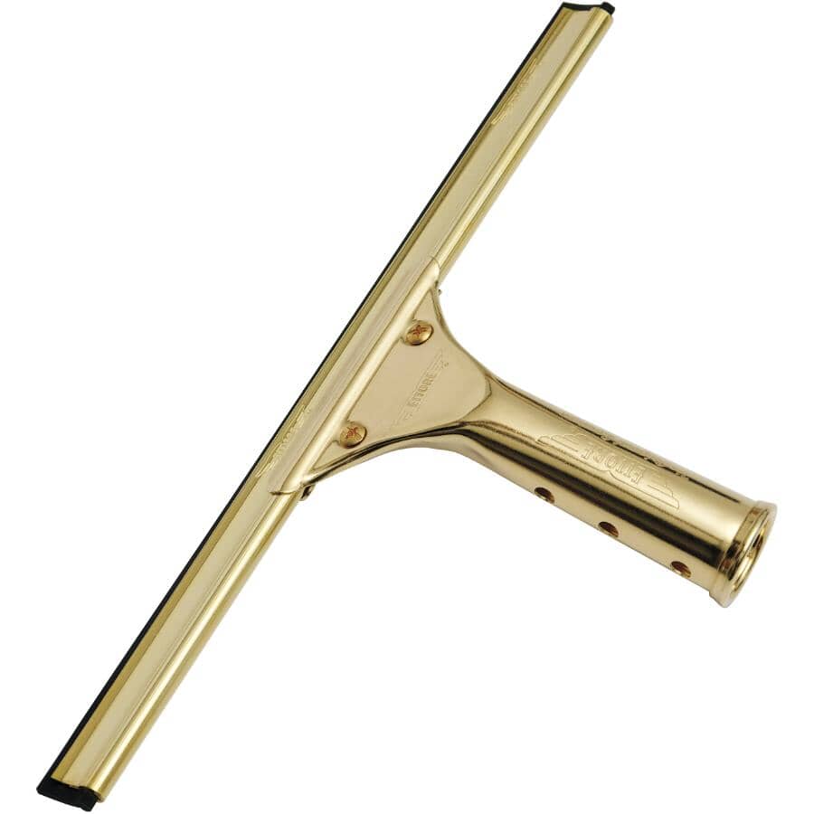 Ettore 10012 Solid Brass Squeegee 12-Inch 2 Pack
