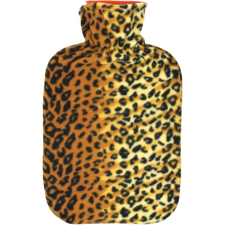 Rubber Hot Water Bottle - Assorted Cover Designs, 2 L