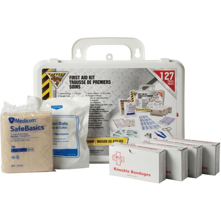 Basic First Aid Kit - 127 Pieces