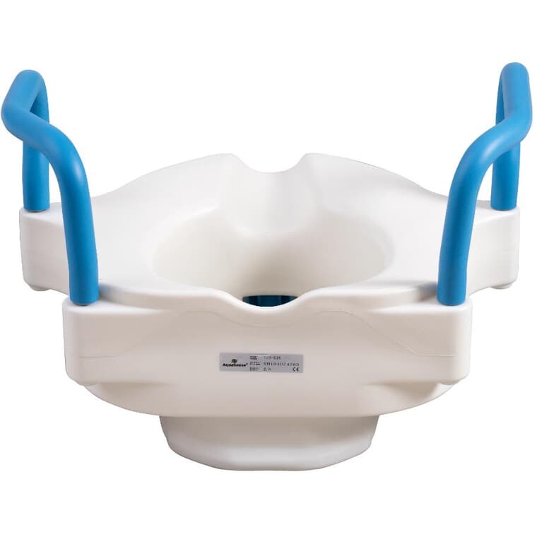 4" 3-in-1 Raised Toilet Seat with Handles
