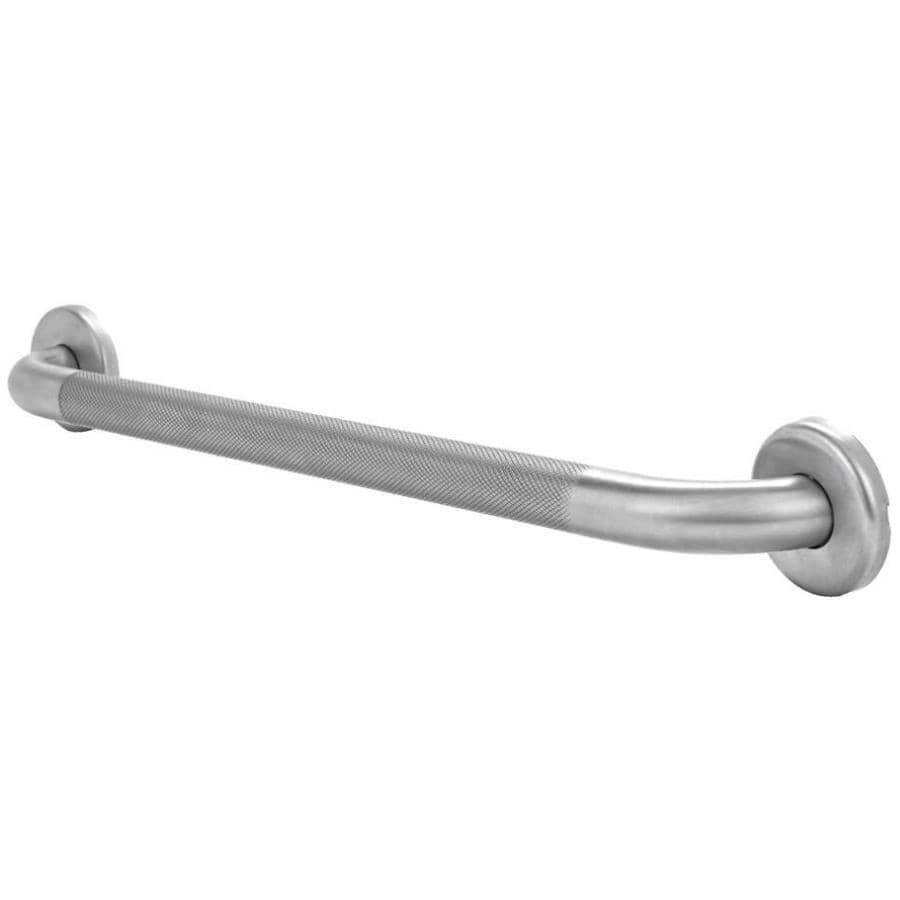 ELCOMA:1-1/4" x 30" Knurled Grab Bar - Stainless Steel
