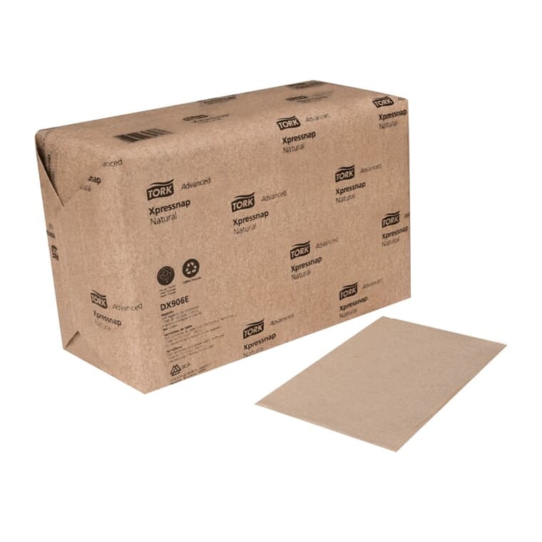 Paquet de 12 boîtes de 500 serviettes de table en papier naturel XpressSnap