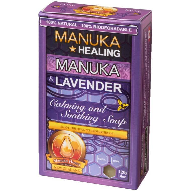All Natural Manuka Bar Soap - Honey & Lavender, 120 g