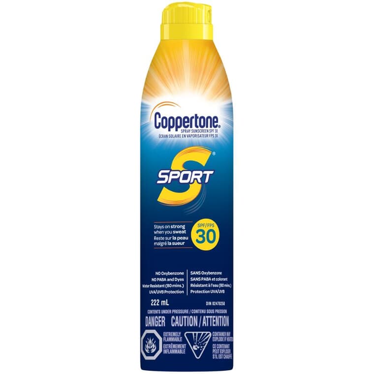 Sport Spray Sunscreen - SPF 30, 222 ml