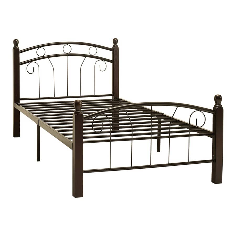 DURA:Black Mimoso Twin Size Bed