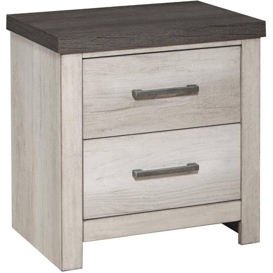 SAMUEL LAWRENCE FURNITURE:Riverwood Night Table - with USB Port, White