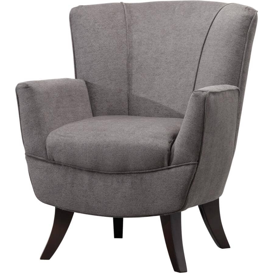 BEST HOME FURNISHINGS:Bethany Accent Chair - Grey + Opti Clean Fabric