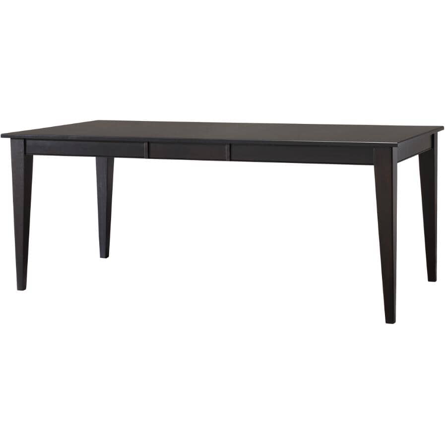 CANADEL:Black Rectangular Dining Table