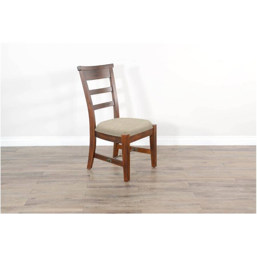 SUNNY DESIGNS:Tuscany Wood Side Chair with Cushion Seat - Vintage Mocha