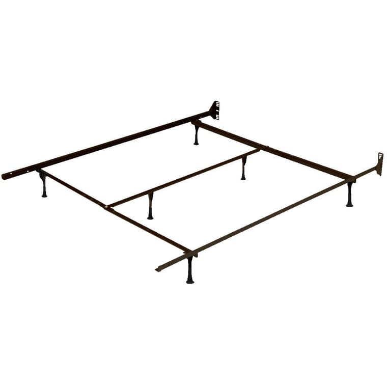 39" to 60" Brown Bed Frame