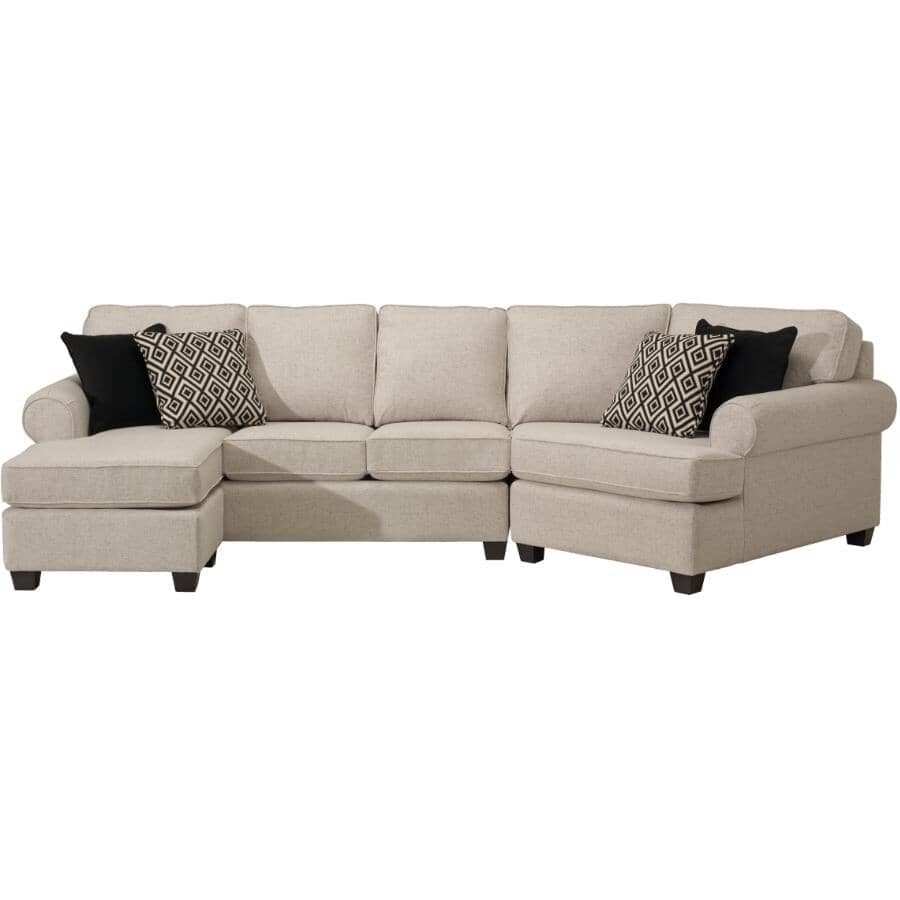DECOR-REST FURNITURE Sectional Sofa with Chaise and Cuddler | Home