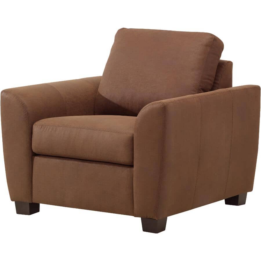CAMPIO FURNITURE LTD:All Leather Chair - Breyer Bark