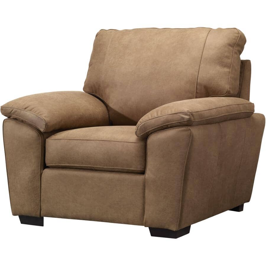 All Leather Chair Taupe Home Furniture, Taupe Leather Chair