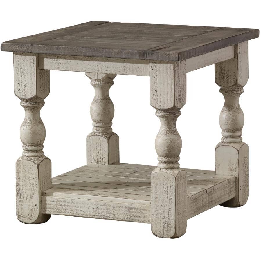 IFD INTERNATIONAL FURNITURE DIRECT:Stone Square End Table