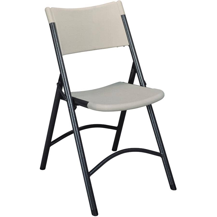 HOME:White Granite Heavy Duty Folding Chair