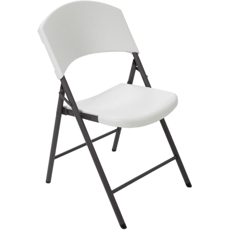 White Commercial Plastic Folding Chair