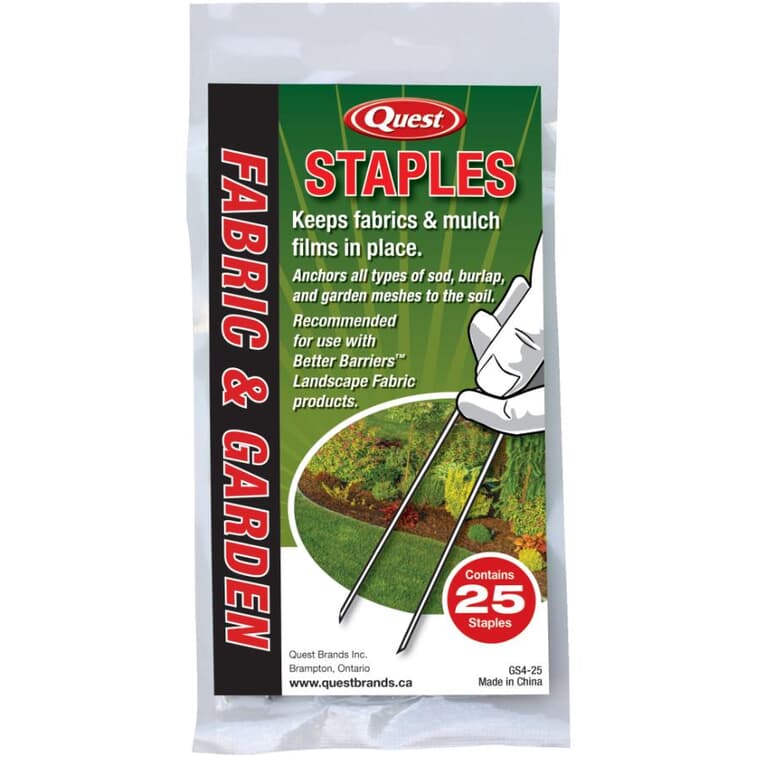 25 Pack Burlap/Fabric Staples