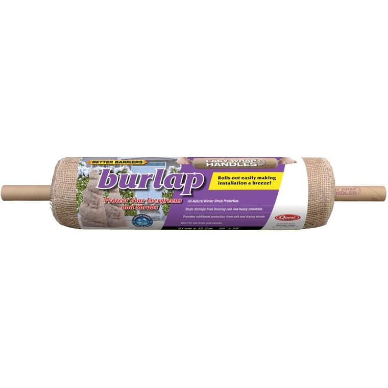 20" x 50' Roll of Burlap - with Easy Wrap Handles