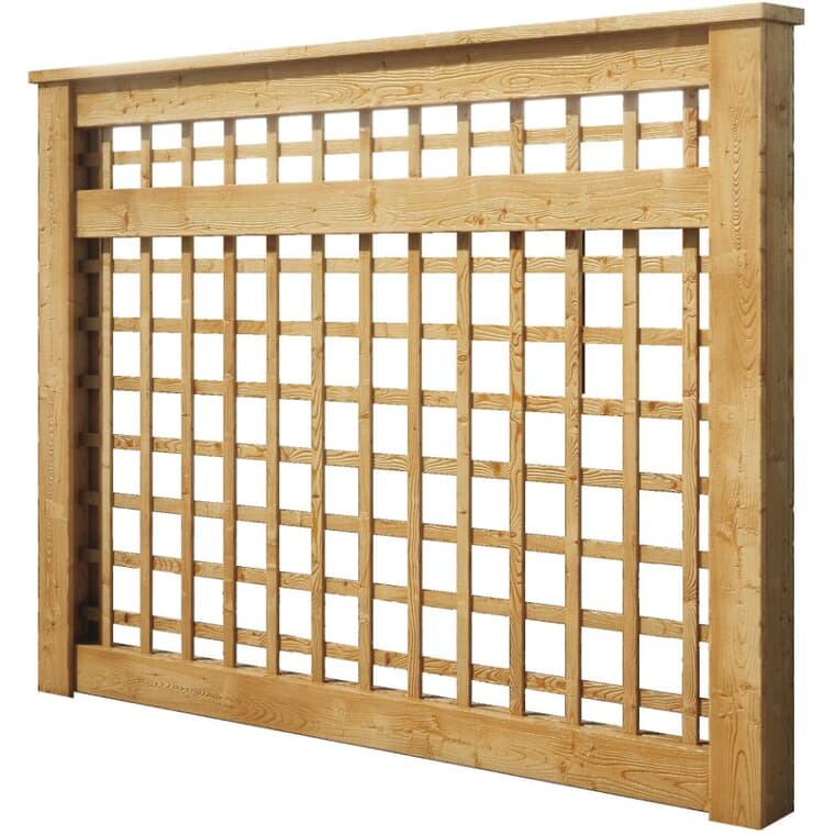 6' Pressure Treated Trellis Package, with Screen